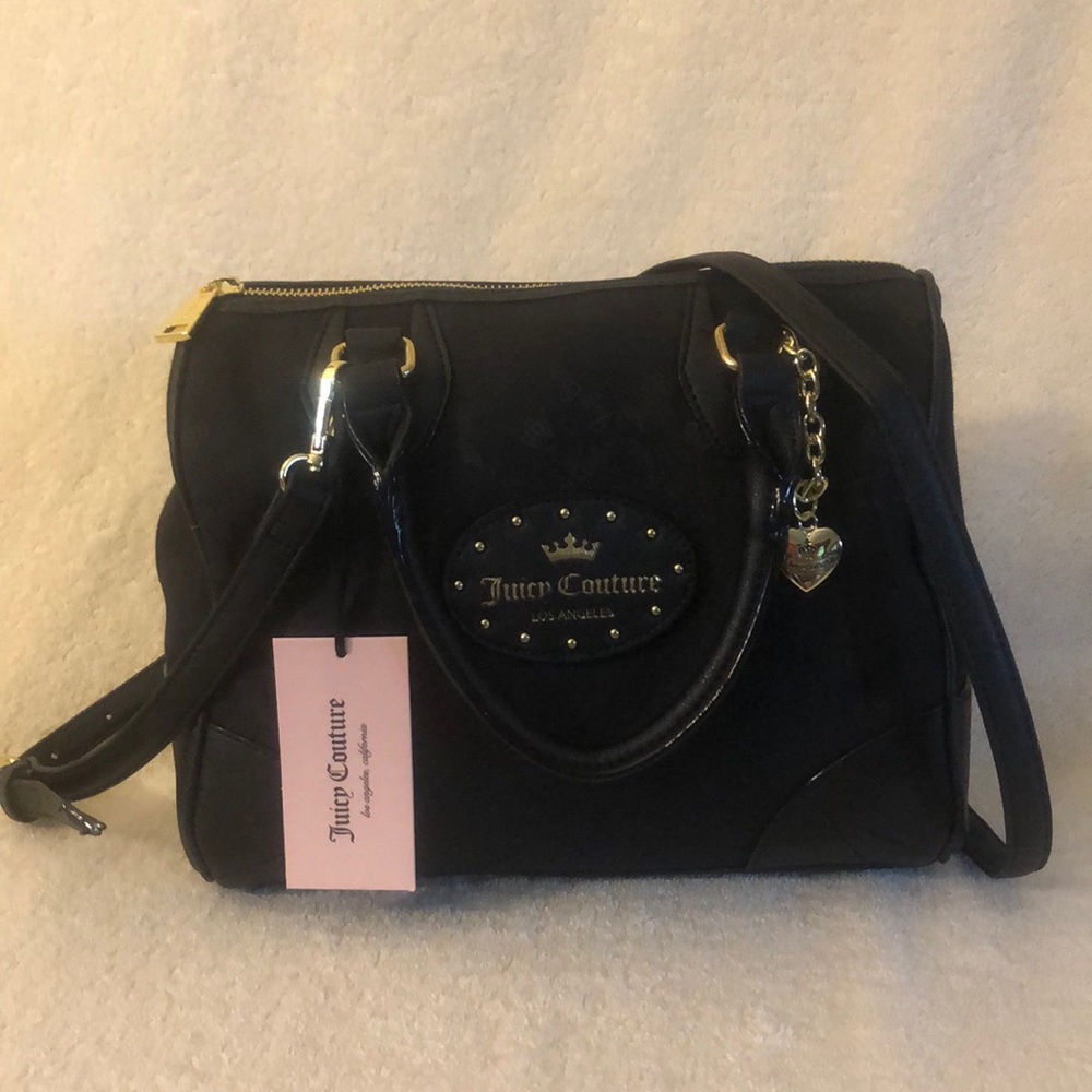 Juicy couture yours truly black handbag